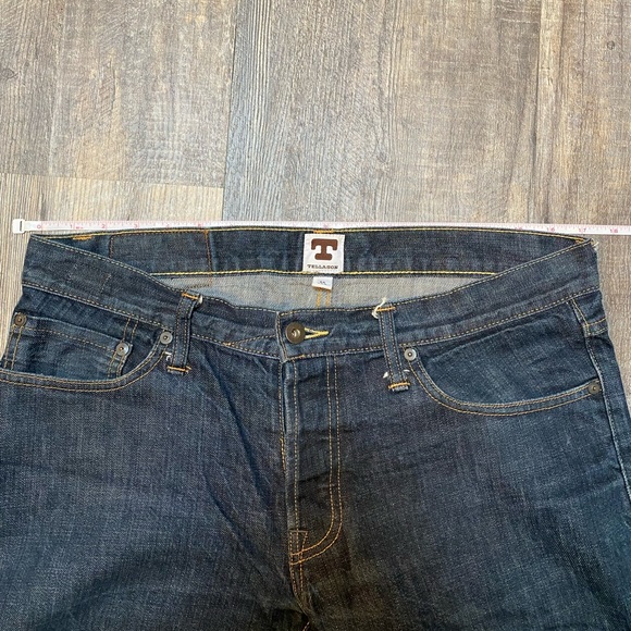 Tellason White Oak Cone Selvedge Jeans - 33x24.5 - Picture 8 of 9